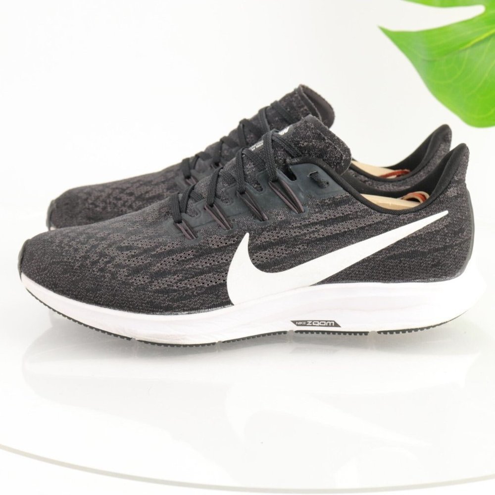 Nike Men's Zoom Pegasus 36 Running Shoe Size 10 Black White Gray Trainer - Picture 7 of 12